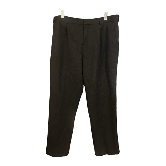 J Crew 100% Wool Black Trouser Size 38x32 CA1 - Picture 1 of 3